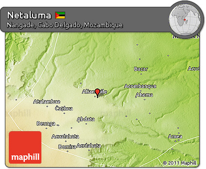 Physical 3D Map of Netaluma