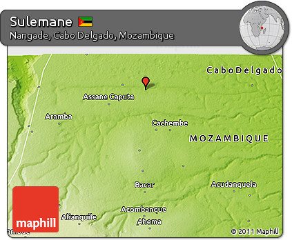 Physical 3D Map of Sulemane