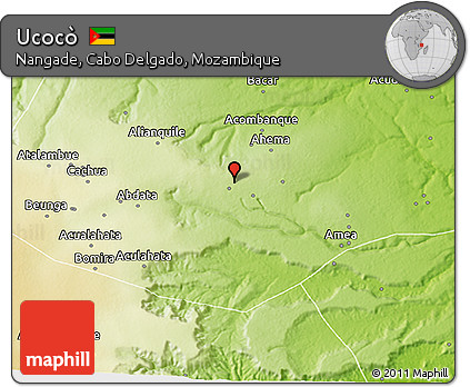 Physical 3D Map of Ucocò