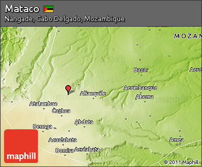 Physical 3D Map of Mataco