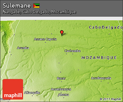 Physical 3D Map of Sulemane