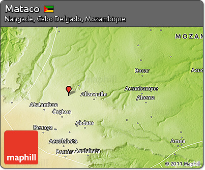 Physical 3D Map of Mataco