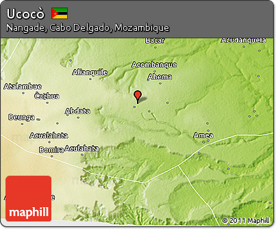 Physical 3D Map of Ucocò