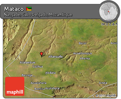 Satellite 3D Map of Mataco