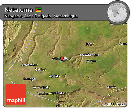 Satellite 3D Map of Netaluma