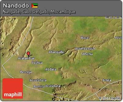 Satellite 3D Map of Nandodo
