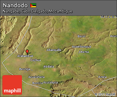 Satellite 3D Map of Nandodo