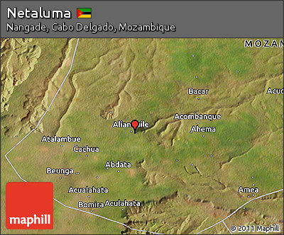 Satellite 3D Map of Netaluma