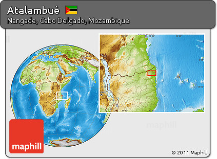 Physical Location Map of Atalambuè