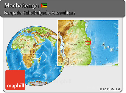 Physical Location Map of Machatenga