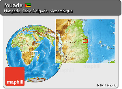 Physical Location Map of Muade