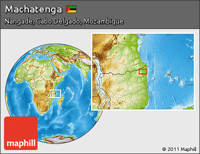 Physical Location Map of Machatenga