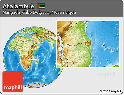 Physical Location Map of Atalambuè
