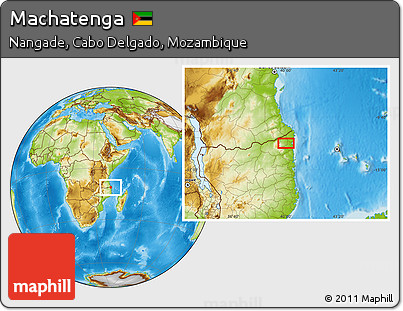 Physical Location Map of Machatenga