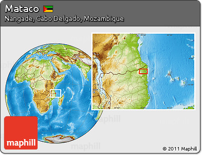 Physical Location Map of Mataco