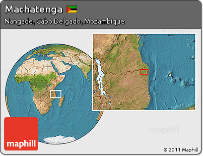 Satellite Location Map of Machatenga