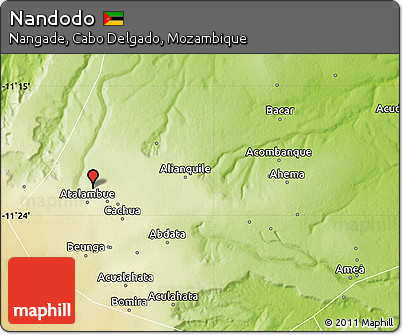 Physical Map of Nandodo