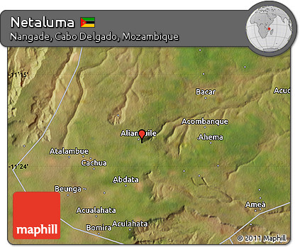 Satellite Map of Netaluma