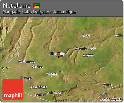 Satellite Map of Netaluma