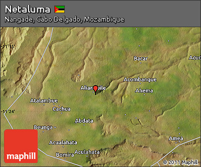 Satellite Map of Netaluma