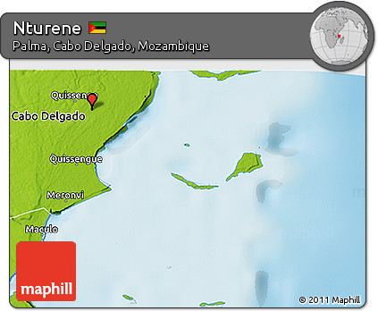 Physical 3D Map of Nturene