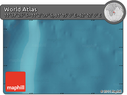 Satellite Map of the Area around 11° 20' 3" S, 41° 43' 30" E