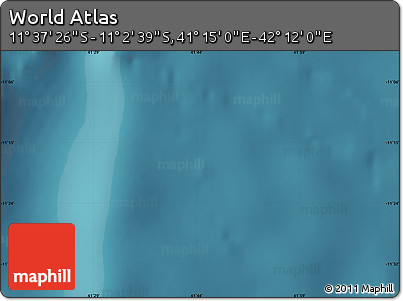 Satellite Map of the Area around 11° 20' 3" S, 41° 43' 30" E