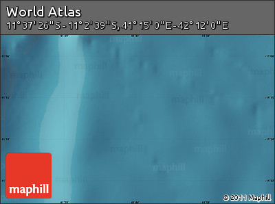 Satellite Map of the Area around 11° 20' 3" S, 41° 43' 30" E