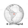 Outline Map of the Area around 11° 20' 3" S, 50° 4' 30" W, rectangular outline