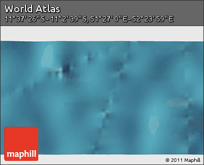 Satellite 3D Map of the Area around 11° 20' 3" S, 51° 55' 29" E