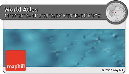 Satellite Panoramic Map of the Area around 11° 20' 3" S, 53° 37' 30" E