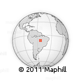 Outline Map of Campo De Diauarum, rectangular outline