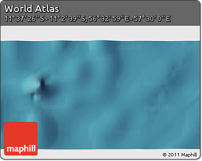 Satellite 3D Map of the Area around 11° 20' 3" S, 57° 1' 29" E
