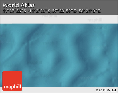 Satellite 3D Map of the Area around 11° 20' 3" S, 57° 52' 30" E