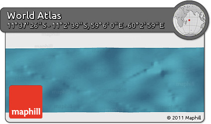 Satellite Panoramic Map of the Area around 11° 20' 3" S, 59° 34' 30" E