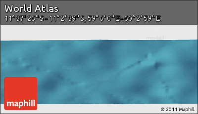 Satellite Panoramic Map of the Area around 11° 20' 3" S, 59° 34' 30" E
