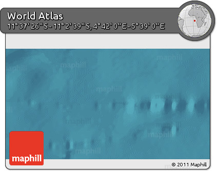 Satellite 3D Map of the Area around 11° 20' 3" S, 5° 10' 30" E