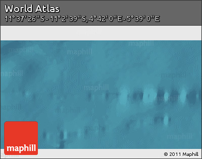 Satellite 3D Map of the Area around 11° 20' 3" S, 5° 10' 30" E