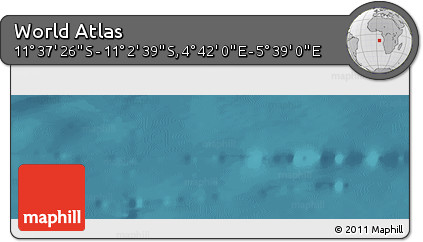 Satellite Panoramic Map of the Area around 11° 20' 3" S, 5° 10' 30" E