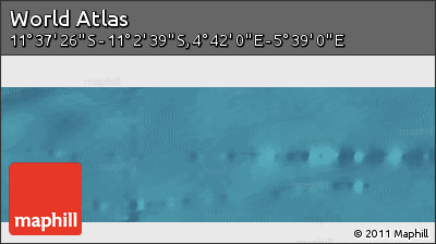 Satellite Panoramic Map of the Area around 11° 20' 3" S, 5° 10' 30" E