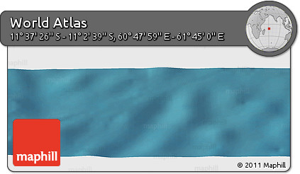 Satellite Panoramic Map of the Area around 11° 20' 3" S, 61° 16' 29" E