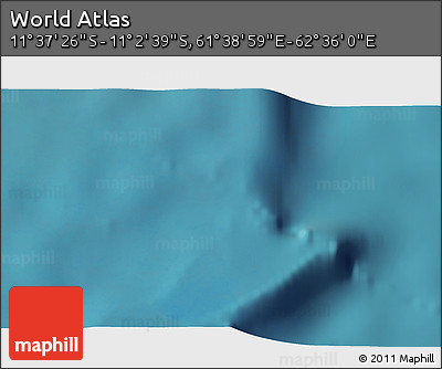 Satellite 3D Map of the Area around 11° 20' 3" S, 62° 7' 30" E
