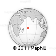 Outline Map of the Area around 11° 20' 3" S, 63° 49' 30" E, rectangular outline