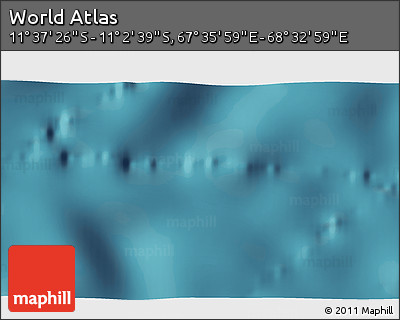 Satellite 3D Map of the Area around 11° 20' 3" S, 68° 4' 29" E