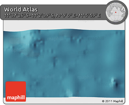Satellite 3D Map of the Area around 11° 20' 3" S, 70° 37' 30" E