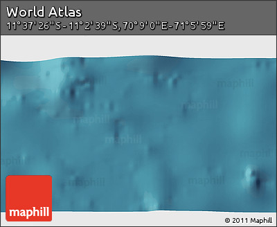 Satellite 3D Map of the Area around 11° 20' 3" S, 70° 37' 30" E