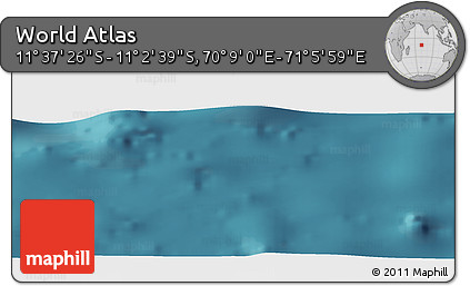 Satellite Panoramic Map of the Area around 11° 20' 3" S, 70° 37' 30" E