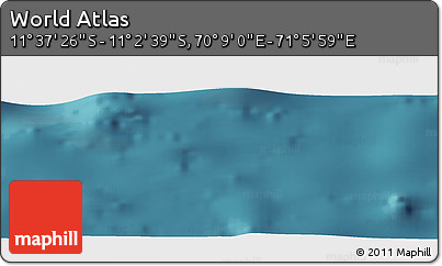 Satellite Panoramic Map of the Area around 11° 20' 3" S, 70° 37' 30" E