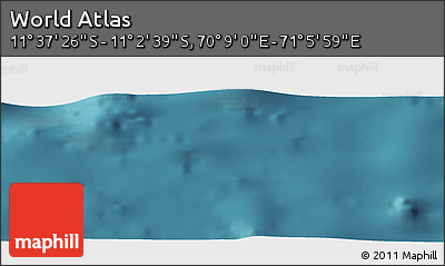 Satellite Panoramic Map of the Area around 11° 20' 3" S, 70° 37' 30" E