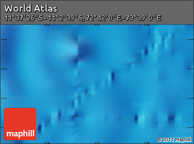 Physical Map of the Area around 11° 20' 3" S, 73° 10' 30" E